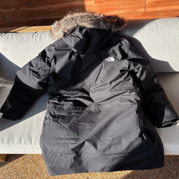 THE NORTH FACE 💅❄️ Arctic Women's Black 600 Down Parka Coat Plus Size 2X 3X - Picture 12 of 16
